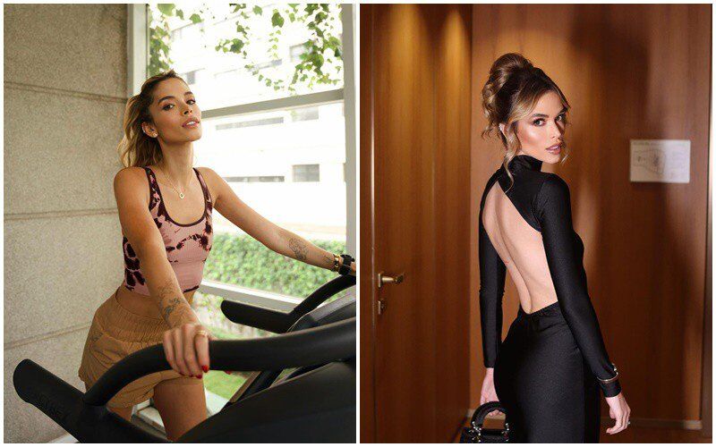 Sau khi sinh con, Carolina Dias chăm tập gym, rèn luyện thể thao để nhanh về dáng. Nhờ thế mà bà mẹ 2 con ngày một xinh đẹp hơn. 
