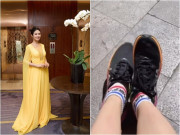 Bà bầu - "Hoa hậu khiêm tốn showbiz Việt" mang thai vẫn đẹp nền nã, chăm làm điều này mỗi ngày 30 phút