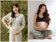 Bà bầu - Nhan sắc khi mang thai của 2 MC hot nhất VTV: Bầu bí nhưng không bầu bĩnh