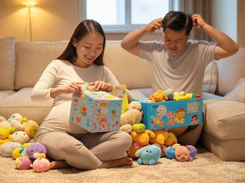 Tôi đứng hình, nhìn đống vỏ hộp, tự hỏi cái thẻ tín dụng của mình có sống sót nổi qua mùa bầu bí này không.