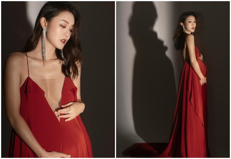 Vóc dáng mảnh mai của nữ nghệ sĩ thu hút chú ý. 