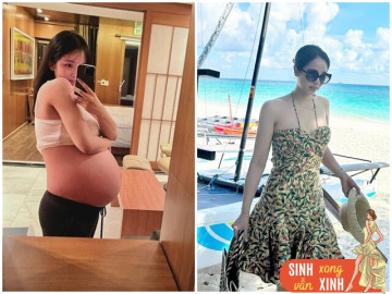 Bà mẹ đình đám từng gây sốc với bụng bầu siêu to, vóc dáng hiện tại gây chú ý