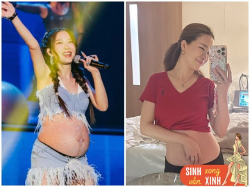 Nữ nghệ sĩ bế bụng bầu lên sân khấu, biểu diễn xong thì sinh con, cuộc sống giờ ra sao?
