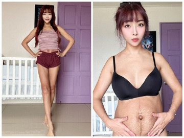 Nữ diễn viên sinh 5 con, khoe vòng 2 sau sinh có gì mà khiến đấng mày râu phải suy nghĩ