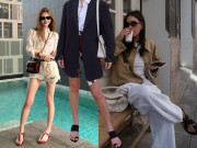 Kiểu dép đi trong nhà nay thành món đồ gây bão Xuân Hè 2025, phụ nữ khắp thế giới diện cân đẹp mọi kiểu đồ