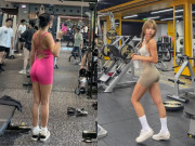 Hội chị em mặc đồ bơi đi tập gym khoe dáng nóng bỏng, khiến người xung quanh ngượng chín mặt không dám nhìn thẳng
