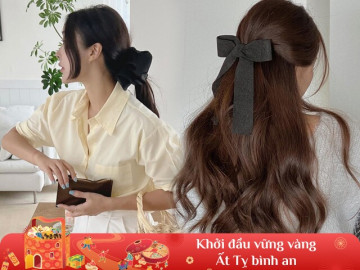Đi chúc Tết đừng để tóc tai lòa xòa, gợi ý 5 kiểu cột tóc gọn gàng cho nàng diện mạo xinh hơn hơn