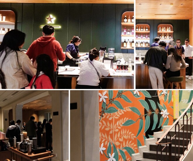 Đặc biệt, khu vực mặt tiền cửa hàng đã trở thành tọa độ sống ảo hot nhất, khi hàng dài bạn trẻ kiên nhẫn xếp hàng chỉ để có được những bức hình đẹp với kiến trúc châu Âu đầy ấn tượng. Cổng chính, cửa vào, hai khung cửa sổ lớn – tất cả đều trở thành background hoàn hảo cho những tấm hình triệu like.