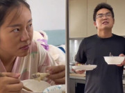 Bà bầu - Theo phong tục ở cữ phải ăn đủ 41 con gà, vợ kéo chồng vào "chiến dịch" tăng cân không hồi kết