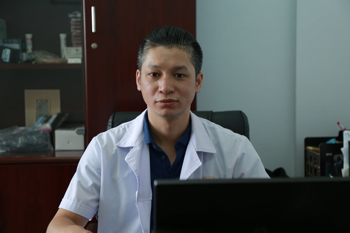 Ths.BSCK II Tạ Việt Cường cho biết, thông tin chia sẻ trên mạng xã hội là vô căn cứ, mọi người cần cẩn trọng với những thông tin chưa được kiểm chứng. Ảnh: Lê Phương.