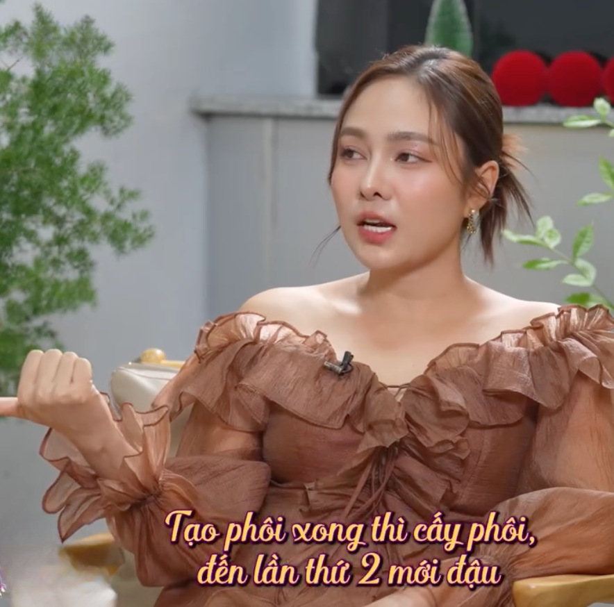 Lưu Hiền Trinh làm IVF vì ngại đẻ nhiều lần.