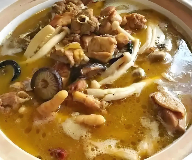 Món ăn mẹ chồng nấu cho Tiểu Thần.