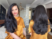 Đẹp - Siêu mẫu gây tiếc nuối nhất làng nhan sắc Việt, sở hữu suối tóc bồng bềnh như mơ nhờ bí quyết gội đầu ngược đời