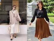 Thời trang - Váy xếp ly đẹp thanh lịch chốn công sở nhưng “đại kỵ” với người có đặc điểm này, muốn mặc đẹp phải biết 3 điều