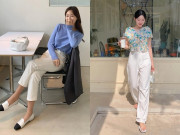 Thời trang - Làm sao để mặc quần trắng không bị béo? 5 cách mặc đồ thông minh giúp chị em trông gầy và đẹp thanh lịch