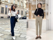 Thời trang - Kiểu quần tôn dáng chân, đẹp vượt mặt quần ống rộng và quần jeans mùa xuân 2025