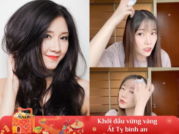 Về quê ăn Tết ngày lạnh làm tóc bết dính, lưu ngay 3 mẹo xử lý khi không có dầu gội khô, tóc liền hoá bồng bềnh