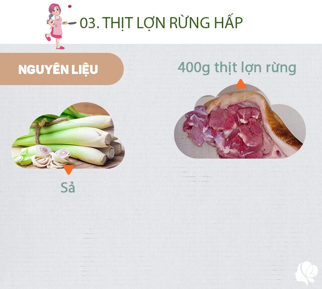 Chuẩn bị: 400g thịt lợn rừng (chọn thịt mông hoặc ba chỉ), sả, xíu muối nếu thích.