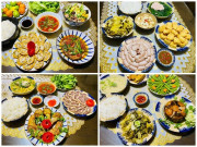 Bếp Eva - Mẹ đảm khoe loạt mâm cơm nhà vừa ngon lại dễ nấu, chồng nói "nấu thế này bảo sao không mập"