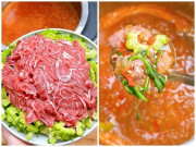 Bếp Eva - Nóng rực người với món bò nhúng ớt, lạ miệng mà ngon, thèm chảy nước miếng