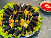 Bếp Eva - Chả ức gà trứng muối cuộn rong biển lạ miệng nhưng cực ngon, để ăn cơm hay nhâm nhi đều thích hợp