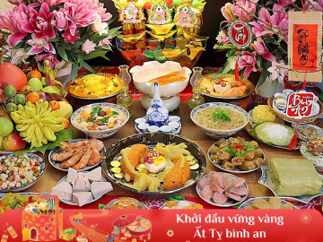 Gợi ý mâm cỗ cúng ông Công ông Táo truyền thống đẹp và đầy đủ nhất, ngập món ngon ai cũng làm được