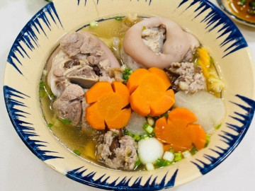 Cuối tuần đổi gió với nui giò heo trứng cút vừa ngon lại lạ miệng, đủ dinh dưỡng