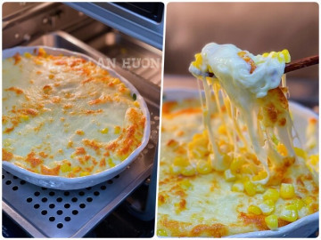 Ngô nướng không chưa đủ, phải thêm thứ này ngô béo ngậy, thơm nức trẻ con mê tít đòi ăn suốt