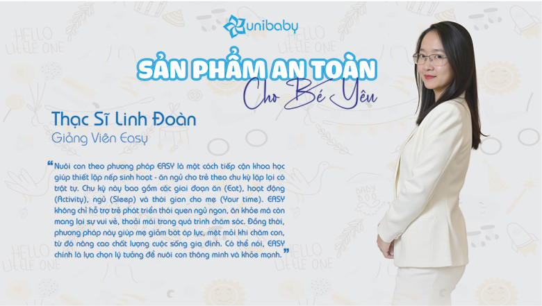 Nhộng ngủ Unibaby – nuôi con dễ dàng theo phương pháp EASY - 5