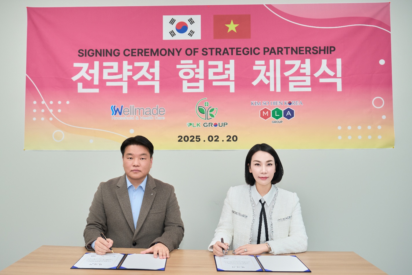 Bà Kim So Hien – Chủ tịch MLA GROUP tại Lễ ký kết