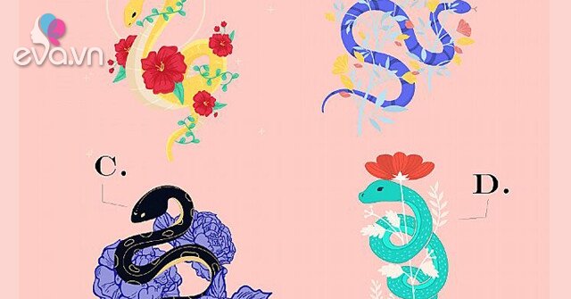 Trắc nghiệm tâm lý: Chọn 1 con rắn theo trực giác của bạn