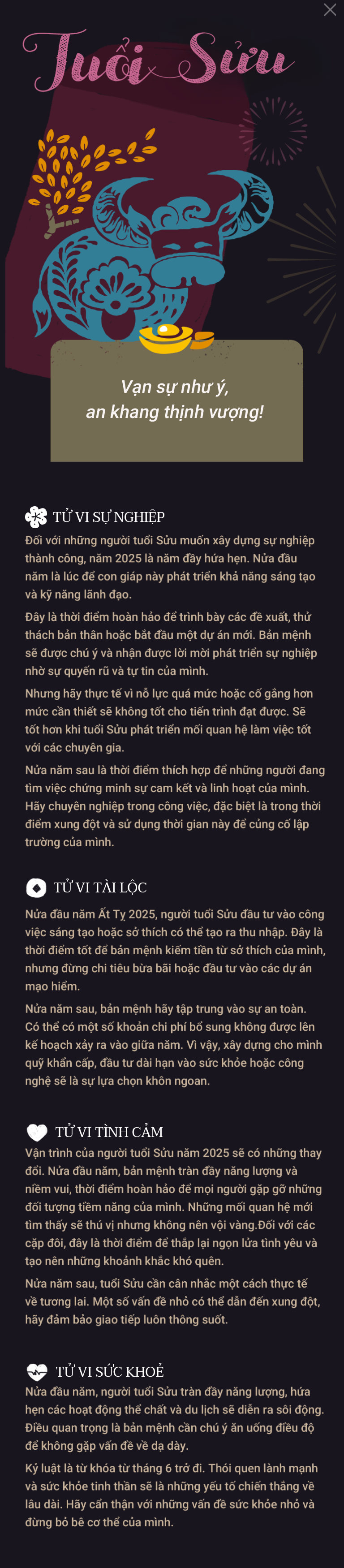 Tử vi năm Ất Tỵ 2025: Xem tài lộc, vận mệnh 12 con giáp trong năm - 10