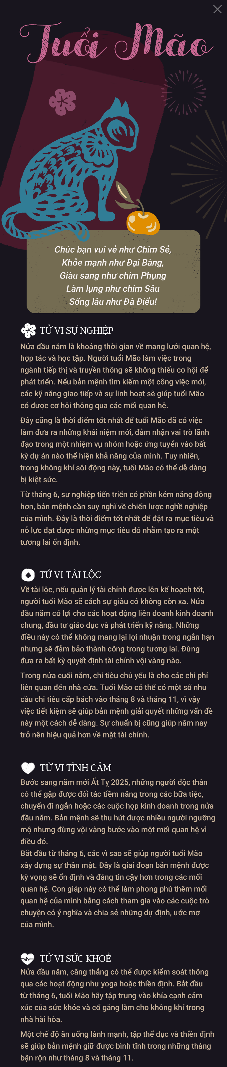 Tử vi năm Ất Tỵ 2025: Xem tài lộc, vận mệnh 12 con giáp trong năm - 16