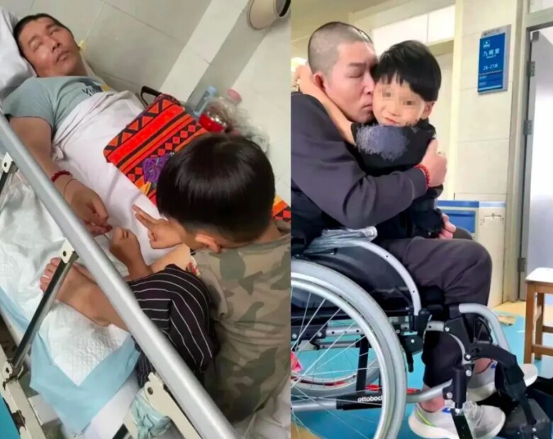 Zhao Jinqian sau khi tỉnh lại có thể tương tác đơn giản với con trai