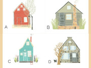 Eva tám - Trắc nghiệm tâm lý: Chọn một ngôi nhà nhỏ theo trực giác của bạn