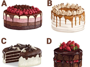 Trắc nghiệm tâm lý: Chiếc bánh gato nào hấp dẫn bạn nhất?