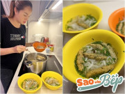 Bếp Eva - Mẹ 5 con Diễm Châu nấu bánh canh cho quý tử nhưng giao diện món ăn bị bình luận "nuốt không trôi"