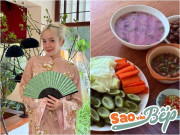 Bếp Eva - Em gái Phương Linh, ca sĩ nhà giàu, hoa hậu nhà nghèo đều khoái chí với mâm cơm từ rau sạch tự hái