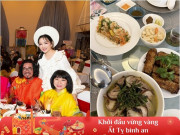 Bếp Eva - Hoa hậu Giáng My chiêu đãi tiệc tất niên hơn chục món tại biệt thự 1.000m2: Sang trọng nhưng đầy ấm cúng