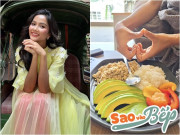 Bếp Eva - Hoa hậu H’Hen Niê chuẩn bị bữa ăn gấp tại nhà mà đầy màu sắc, ăn thế này bảo sao dáng đẹp hoài