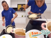 Bếp Eva - Chồng Việt Hương tráng trứng mỏng đến nỗi thổi bay, cho biết mẹ ruột anh truyền lại cho vợ nấu 1 món