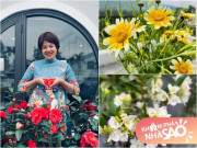 Nhà đẹp - Khu vườn rực rỡ của MC Diễm Quỳnh được chồng cô mát tay chăm sóc, bé Gà thích thú niềm vui thu hoạch
