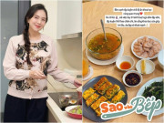 Bếp Eva - MC Mai Ngọc khoe loạt mâm cơm nhà ngon đẹp sau khi kết hôn lần 2, giúp mẹ bầu khỏe lại trẻ lâu