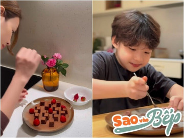 Món socola này ngon đến mức BTV Đan Lê mua về cả khoang hành lý, tự làm mà 2 quý tử mê mệt