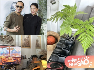 Bên trong căn nhà của Phạm Anh Khoa và vợ hơn 6 tuổi: "Riết rồi thì góc nào cũng hoa và lá"