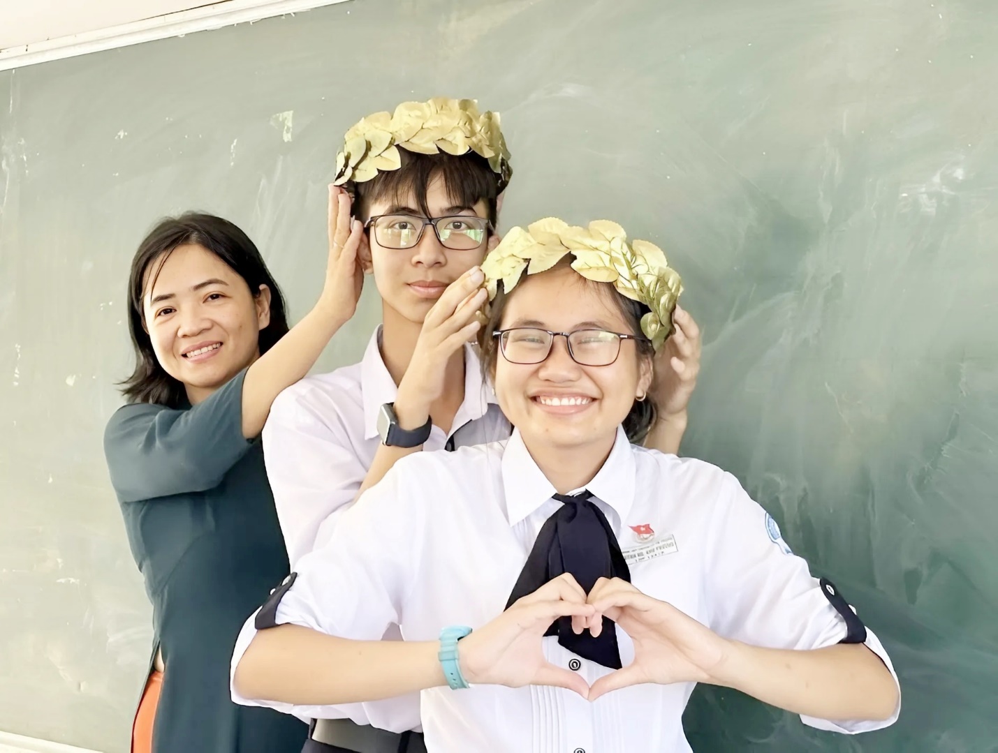 Anh Phương đã hiện thực hóa ước mơ được đội vòng nguyệt quế Olympia