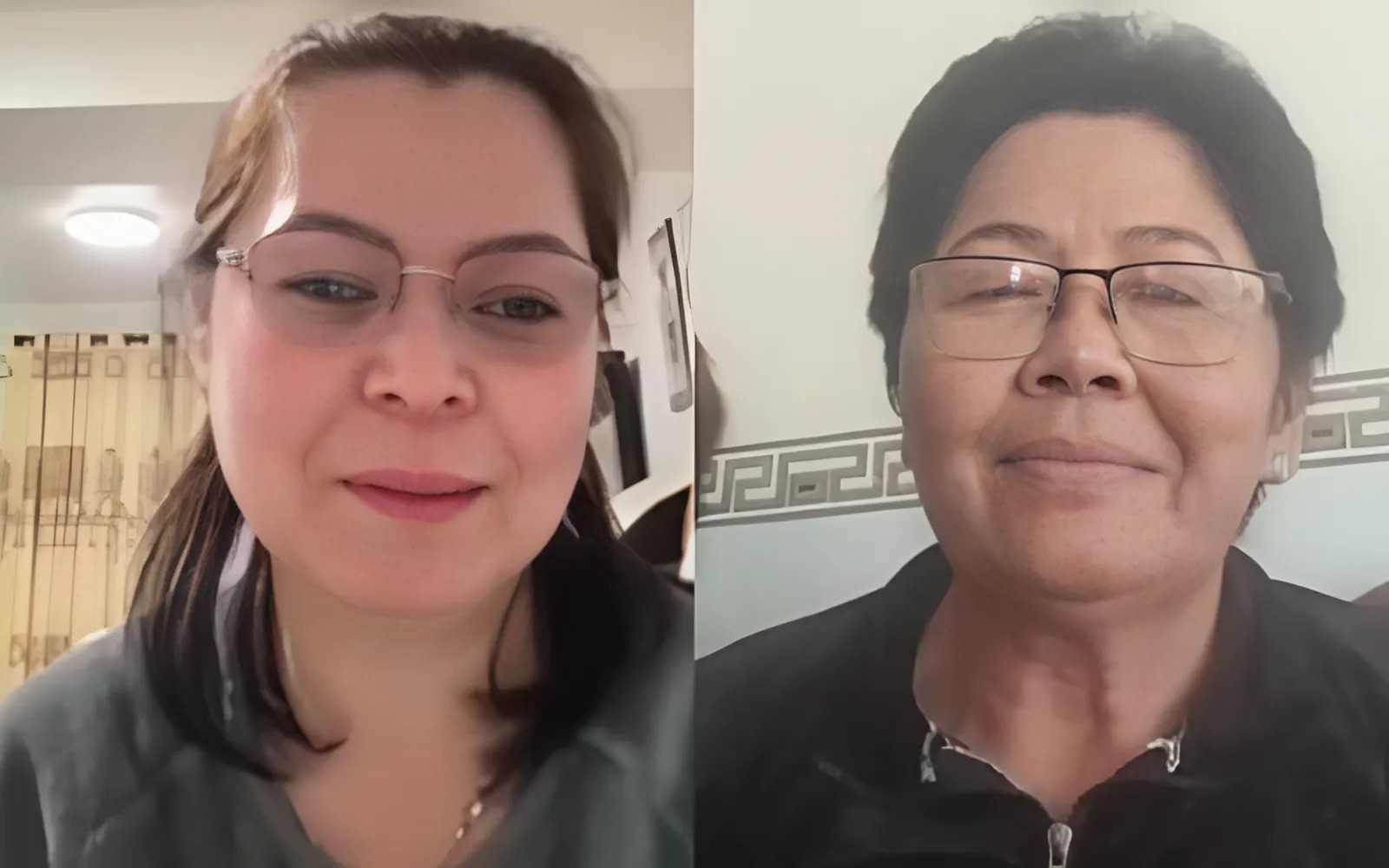 Cô Tiên và bà Bình trò chuyện cùng nhau