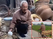 Cử chỉ đẹp của nam thanh niên khi gặp cụ ông 1 chân đạp xe mưu sinh, biết hoàn cảnh của ông càng thêm khâm phục