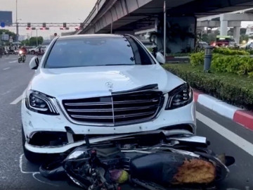 Nữ tài xế Mercedes tông nhiều xe máy ở Thủ Đức vi phạm nồng độ cồn