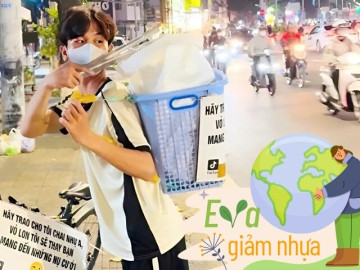 Ở Cần Thơ có một nhóm bạn trẻ được mệnh danh là hiệp sĩ ve chai Tây Đô”, ngày đêm gom rác để góp yêu thương